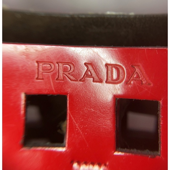 Prada Authentic Red Basket-style Tote Bag - Picture 3 of 9